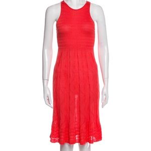 MMissoni orange knit dress, XS EUC